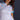 Playera tipo polo blanca mujer ribetes color