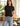 Playera Cuello Redondo para Mujer Color Negro