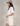 Playera Loose Fit Dama Algodón Manga Corta Blanca Confort