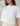 Playera Loose Fit Dama Algodón Manga Corta Blanca Confort
