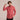Camisa de Vestir Color Rojo Hombre Manga Larga Algodón