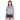 Camisa casual de dama color azul manga corta