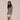 Blusa de Rayas con Manga 3/4 para Dama Verde Cuello Mao