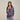 Blusa fit relajado estampada para mujer