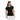 Playera Polo Negra Ribetes Mujer