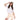 Playera Loose Fit Dama Algodón Manga Corta Blanca Confort
