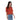 Playera Loose Fit Dama Manga Corta Naranja Oscuro Confort