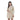 Vestido Camisero Dama Manga 3/4 Beige Cuello Contraste Elegante