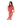 Vestido Polo Dama Porto Blanco Algodón Stretch Rojo Anaranjado