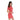Vestido Polo Dama Porto Blanco Algodón Stretch Rojo Anaranjado