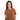 Vestido Camisero Cuello Redondo Dama algodón color café terracota