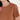 Vestido Camisero Cuello Redondo Dama algodón color café terracota