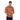 Playera Polo Hombre Manga Corta Tech Naranja con Cuello V con Botón