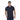 Playera Polo Hombre Manga Corta Tech Negro con Cuello V con Botón