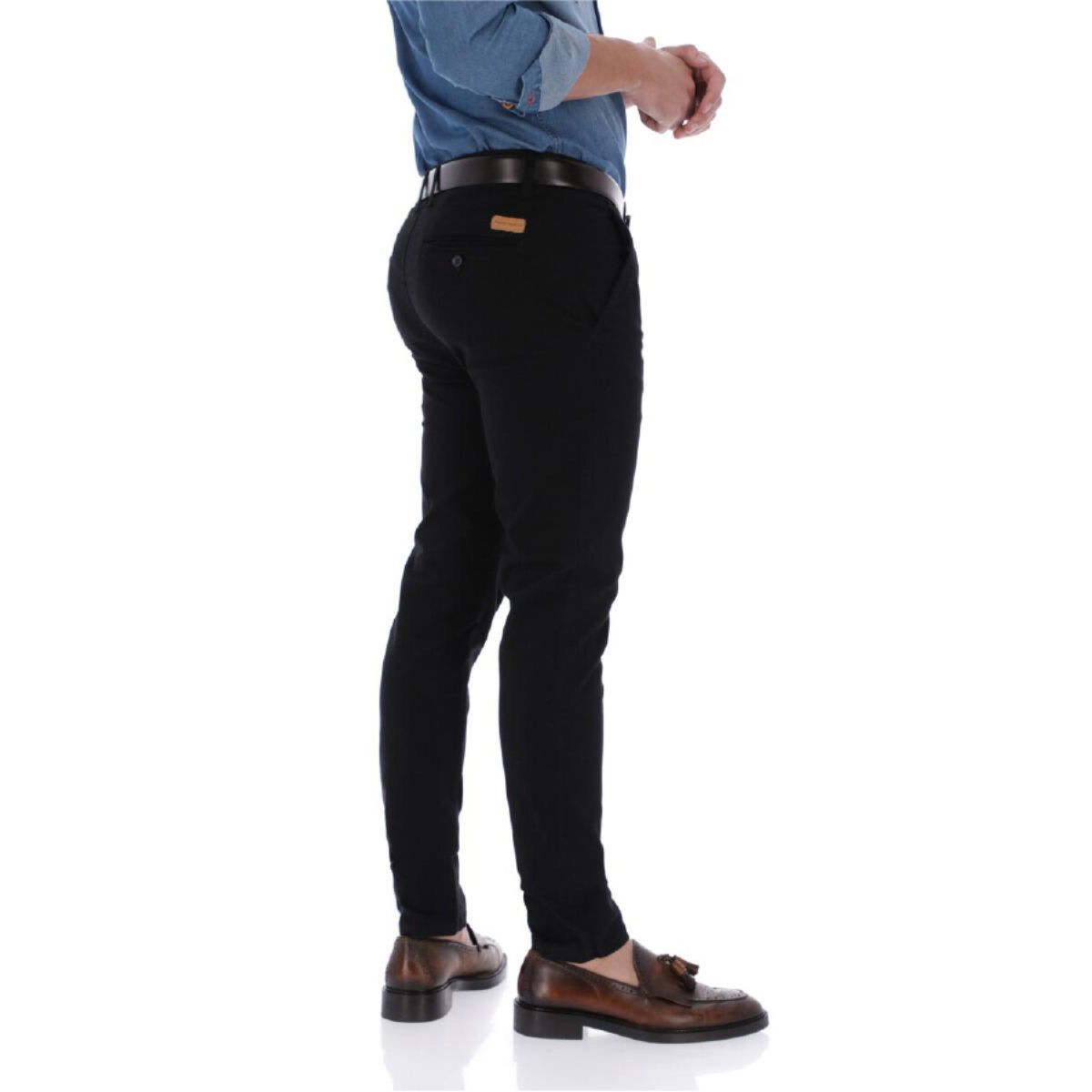 Mezclilla Outfit Pantalón Negro Hombre Formal Outfit Pantalon