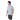 Playera Básica Hombre Azul Manga Corta Algodón Premium