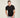 Playera negra lisa para hombre
