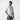 Playera Loose Fit Ford Mustang Blanca Porto Blanco