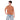 Playera corte holgado hombre manga corta confort café terracota