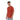 Playera Loose Fit Hombre Naranja Oscuro Manga Corta Confort