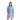 Vestido casual azul bloques mujer